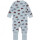 Hust and Claire Baby Jumpsuit Overall Wolle-Bambus HCManu Firetruck Zip