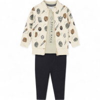Dirkje 3-teiliges Jungen-Set Space-Design  Jacke,...