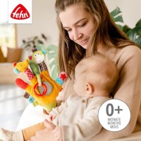 Fehn Spielhandschuh Safari – Fingerpuppen-Handschuh mit Affe & Elefant