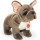 Hermann Teddy Französische Bulldogge stehend grau 30 cm