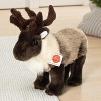 Hermann Teddy Rentier stehend 32 cm