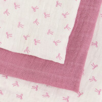 Pippi Mulltücher Musselin 65x65 cm 3er Pack Bio-Baumwolle mit Motiven