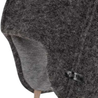 Pure Pure Wollwalk Bindemütze Bio-Wolle mit Jerseyfutter
