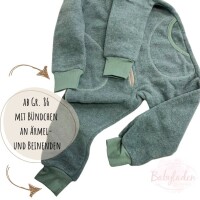 Pure Pure Baby- und Kinder-Overall aus Bio-Merinowolle Fleece GOTS