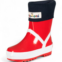 Playshoes Fleece-Stiefel-Socke blau