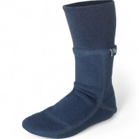 Playshoes Fleece-Stiefel-Socke blau