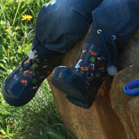 Playshoes Gummistiefel Halbschaft „Wald“ gefüttert