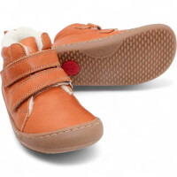 Pololo Barfuß Halbschuh gefüttert / Klettverschluss