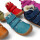 Pololo Barfuß Halbschuh gefüttert / Klettverschluss