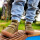 Pololo Barfuß Halbschuh gefüttert / Klettverschluss