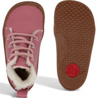 POLOLO Barfuß-Halbschuh Winter gefüttert / Schnürschuh.