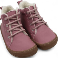 POLOLO Barfuß-Halbschuh Winter gefüttert / Schnürschuh.