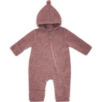Maximo Wollfleece Overall Jerseyfutter Reißverschluss & Pompon | GOTS