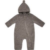 Maximo Wollfleece Overall Jerseyfutter Reißverschluss & Pompon | GOTS