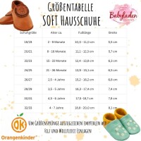 Orangenkinder® Kinder-Hausschuhe Poppies