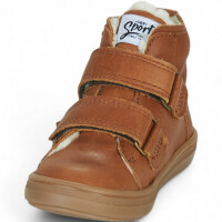 GBB DIEGGO Leder-Halbschuh Wollfutter, Klettverschluss| schmal- mittel Zehenbox