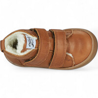 GBB DIEGGO Leder-Halbschuh Wollfutter, Klettverschluss| schmal- mittel Zehenbox
