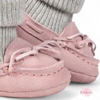 Fellhof Patscherl DAKOTA Kuschelige Baby Lammfell-Hausschuhe inkl. Geschenkbox