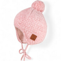 MAXIMO Baby-Mütze Warm mit Struktur & Pompon
