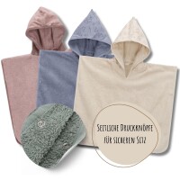 Fillikid Kinder-Badeponcho - Badetuch mit Kapuze -...