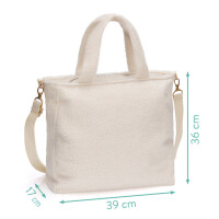 Fillikid Wickeltasche Teddy Big Inkl. Wickelunterlage & Thermotasche