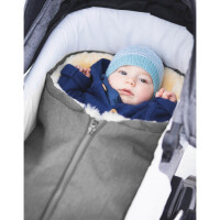 Fillikid Winterfußsack Pamir Echtfell - passend für Babywanne