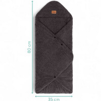 Fillikid Einschlagdecke Dinara – Winterfußsack Gr. 0 für Babyschale