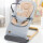 Fillikid Babywippe Star – komfortable Babywippe mit Spielebogen und Holzoptik