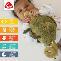 Fehn Einschlafhilfe Chamäleon – Kuscheltier 27 cm mit Soundmodul & Cry-Sensor (0+ Monate)