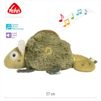 Fehn Einschlafhilfe Chamäleon – Kuscheltier 27 cm mit Soundmodul & Cry-Sensor (0+ Monate)