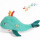 Fehn Einschlafhilfe Wal – Kuscheltier 25 cm mit Soundmodul & Cry-Sensor (0+ Monate)