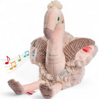 Fehn Einschlafhilfe Flamingo – Kuscheltier 31 cm...