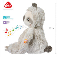 Fehn Einschlafhilfe Faultier – Kuscheltier 27 cm mit Soundmodul & Cry-Sensor (0+ Monate)