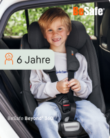 BeSafe Beyond² 360 – drehbarer Reboarder bis 125 cm/22 kg, rückwärts & vorwärts, AGR-zertifiziert