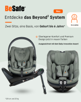 BeSafe Beyond² 360 – drehbarer Reboarder bis 125 cm/22 kg, rückwärts & vorwärts, AGR-zertifiziert