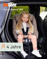 BeSafe Beyond² 360 – drehbarer Reboarder bis 125 cm/22 kg, rückwärts & vorwärts, AGR-zertifiziert