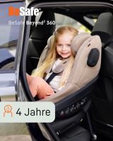 BeSafe Beyond² 360 – drehbarer Reboarder bis 125 cm/22 kg, rückwärts & vorwärts, AGR-zertifiziert