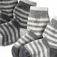 Fellhof Alpaka Wollsocken Kinder &ndash; 2er Pack
