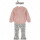 Dirkje Mädchen Set Pullover Hose Haarband Rosé/Light Mauve