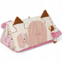 Jollein Aktivitätsdreieck Laufstall-Kissen mit Spiegel (36 × 17 × 16 cm)