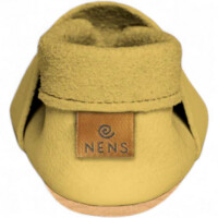 NENS Kinderpuschen Bärchen-Motiv IVN-zertifiziertem Naturleder – handgemacht