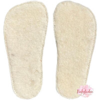 Pololo Barfuß-Einlegesohlen Bio-Wolle...
