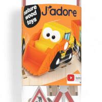 JADORE Holzeisenbahn – Construction Squad Set, 15-teilig (ab 18 Monaten)