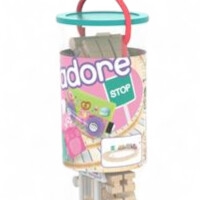 JADORE Princess Train Set – Holzeisenbahn Grand Tube, 15-teilig (ab 18 Monaten)