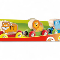 Hape Dschungelzug – Holz-Zug für Holzeisenbahnen (ab 18 Monaten)