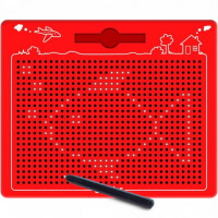 Hape Magnetische Zeichentafel – groß, rot...