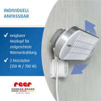 reer HeatCare+ Wickeltisch-Wärmestrahler Wandgerät – Infrarot-Wärmestrahler für den Wickeltisch