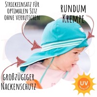 Feuerwehr Strick Mütze mit UV-Schutz von Pickapooh