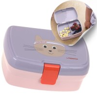 LÄSSIG Tiny Team Kids Brotdose – Lunchbox Rosa...