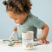 Done by Deer Training Cup 360° Tiny Farm Blue – Trinklernbecher 260 ml Tiny Farm powder